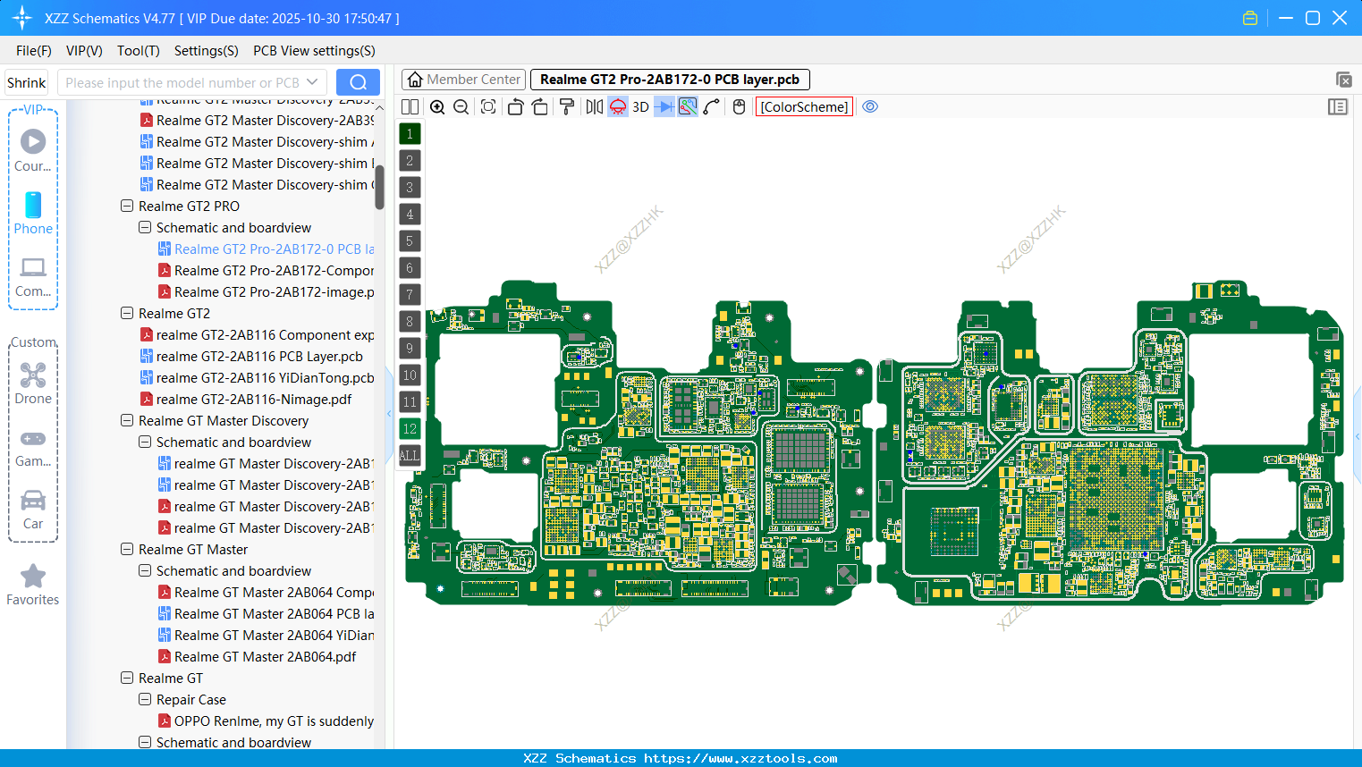 Realme GT2 Pro-2AB172-0 PCB Layer